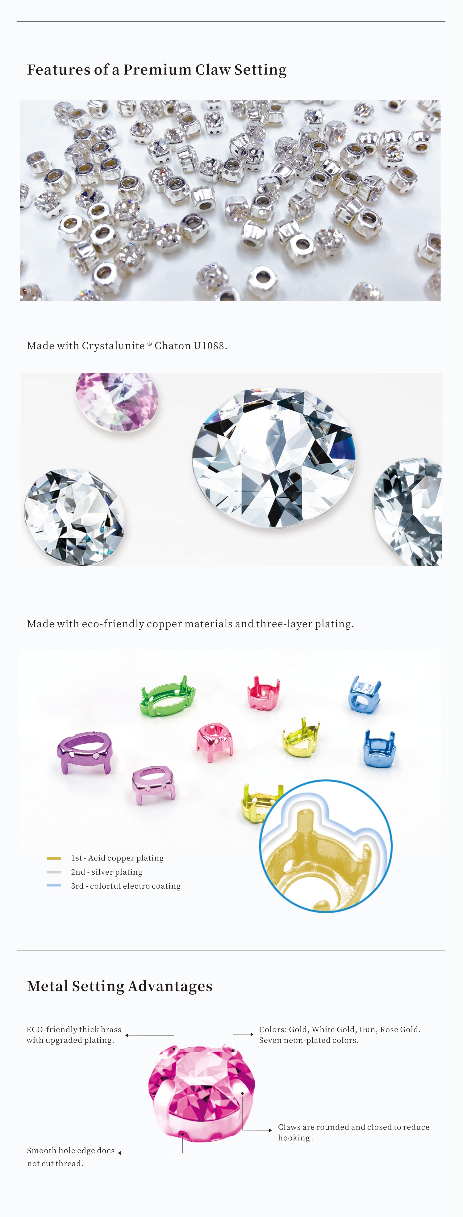 Prong Setting Crystals - product series