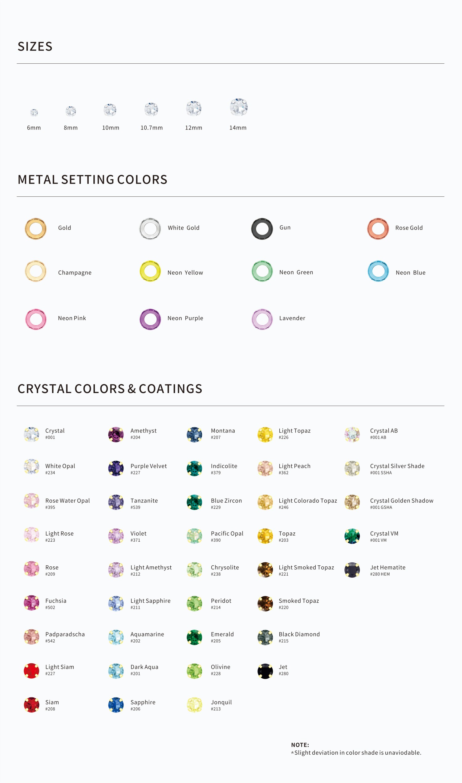 Prong Setting Crystals - quality advantage