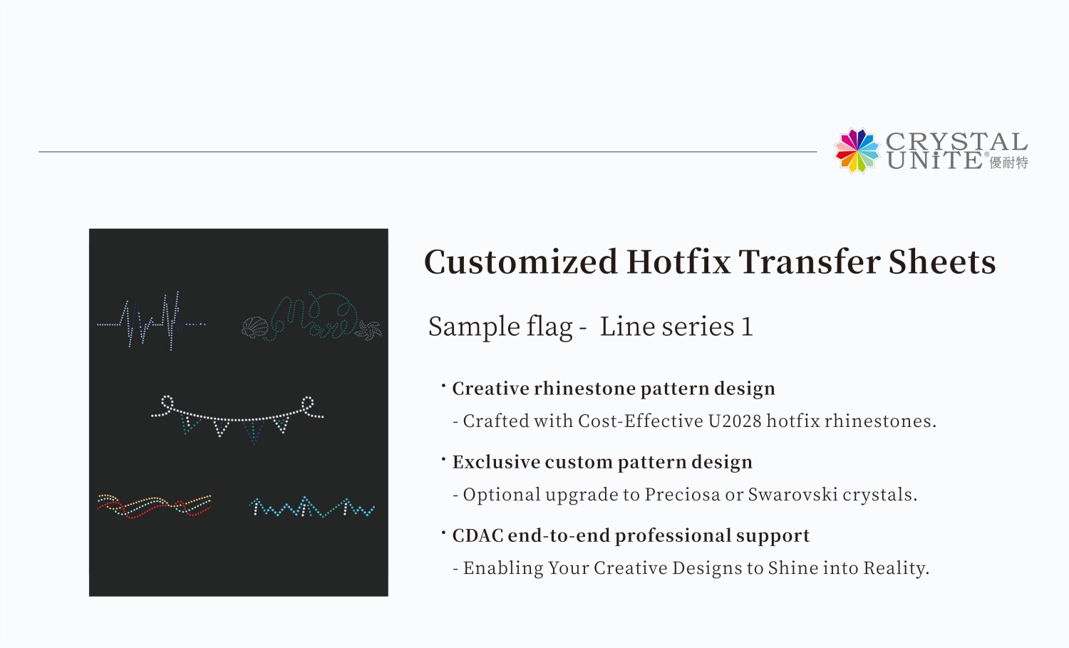 Custom Iron On Rhinestone Transfers