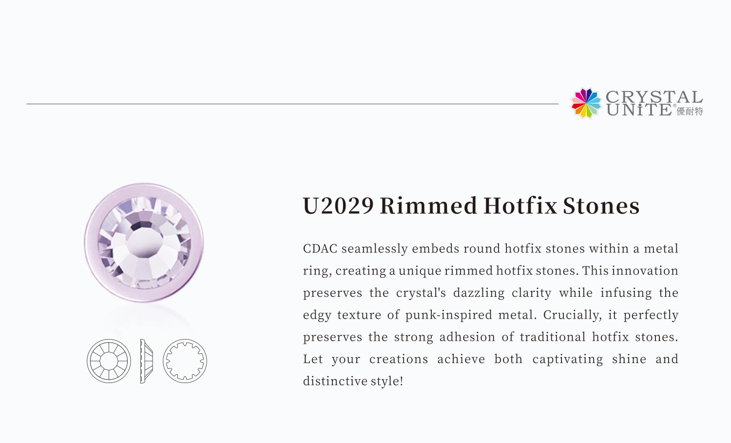 Rimmed Hotfix Stone