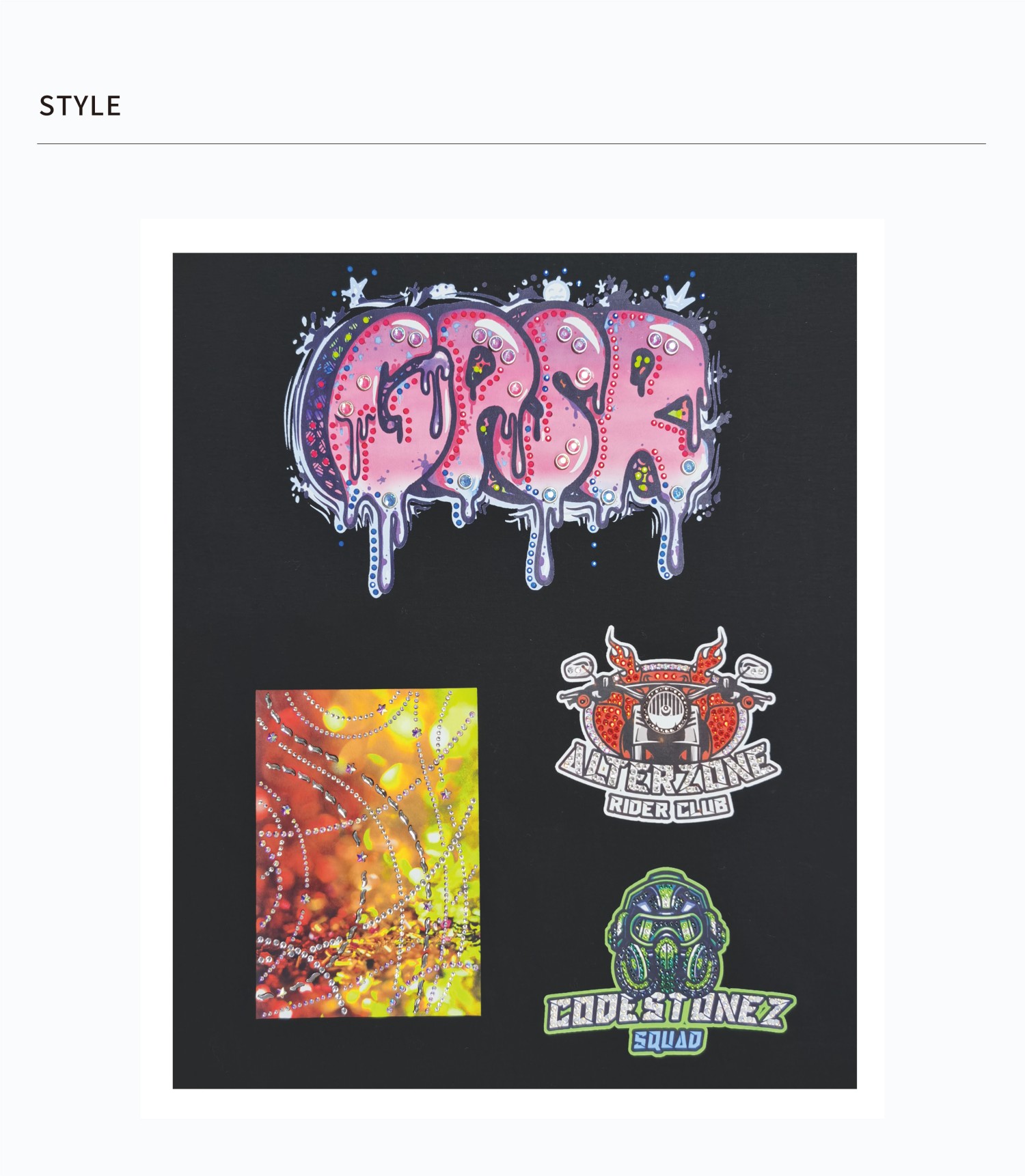 Hot Fix Rhinestone Transfer