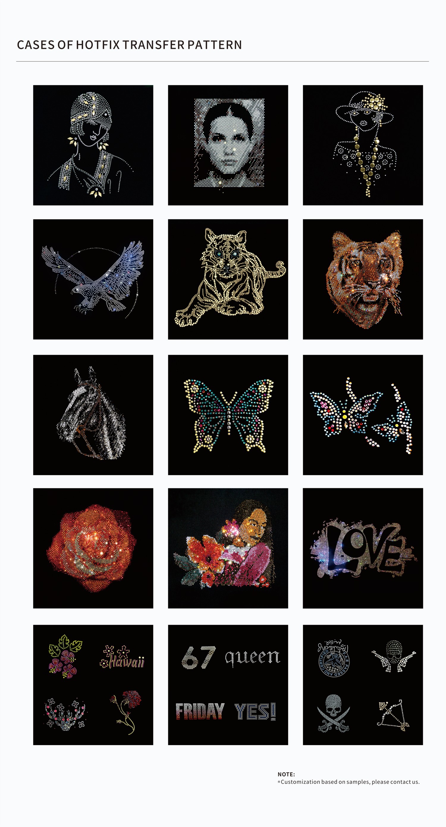 Cases of Rhinestone Pattern Design 