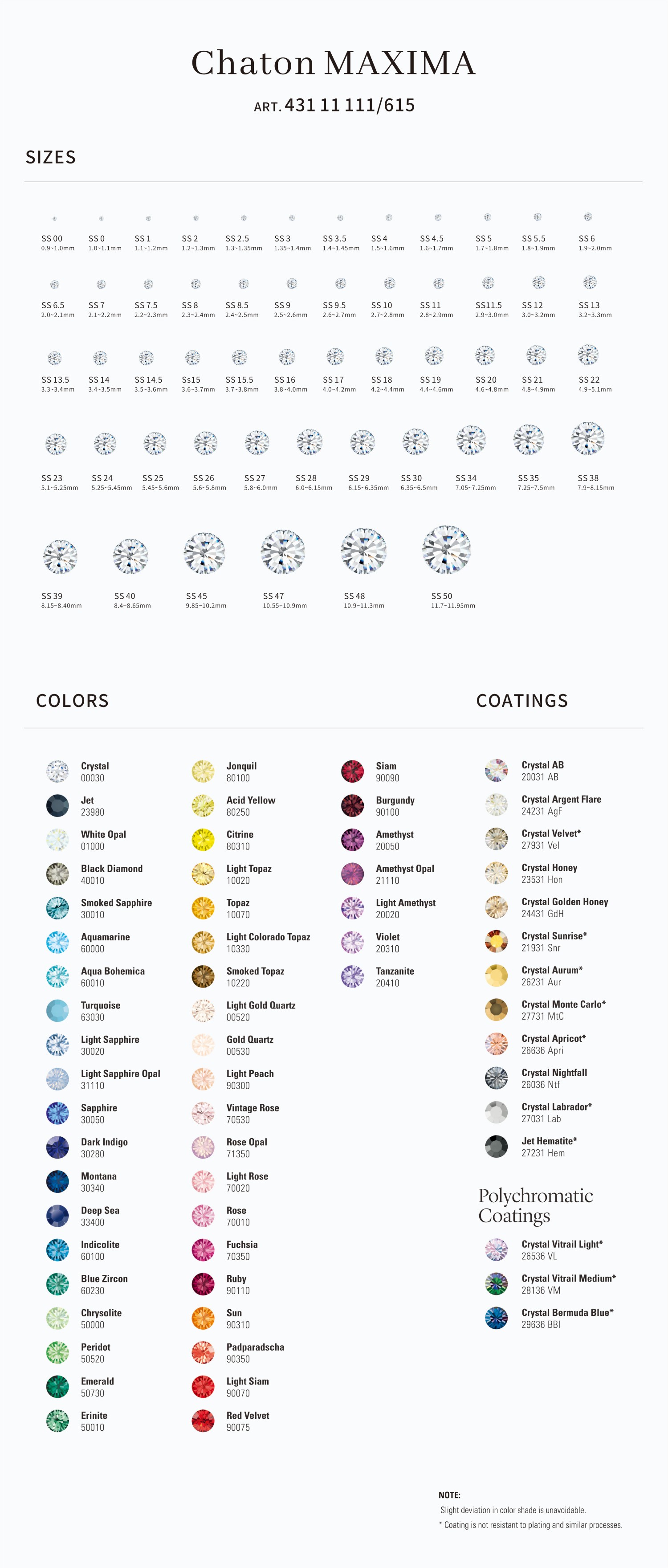 Chaton MAXIMA Colors Card