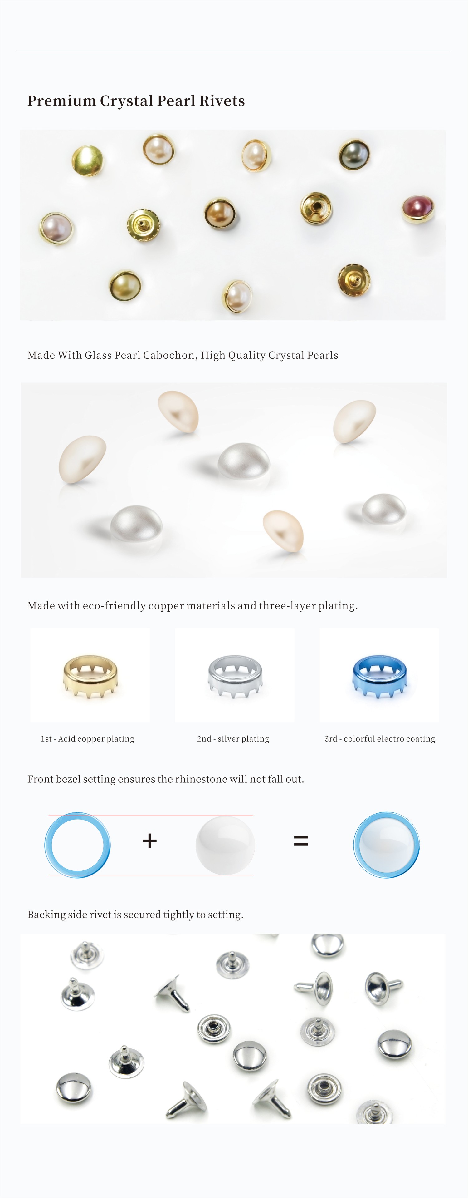 Flat Pearl Rivet - quality advantage