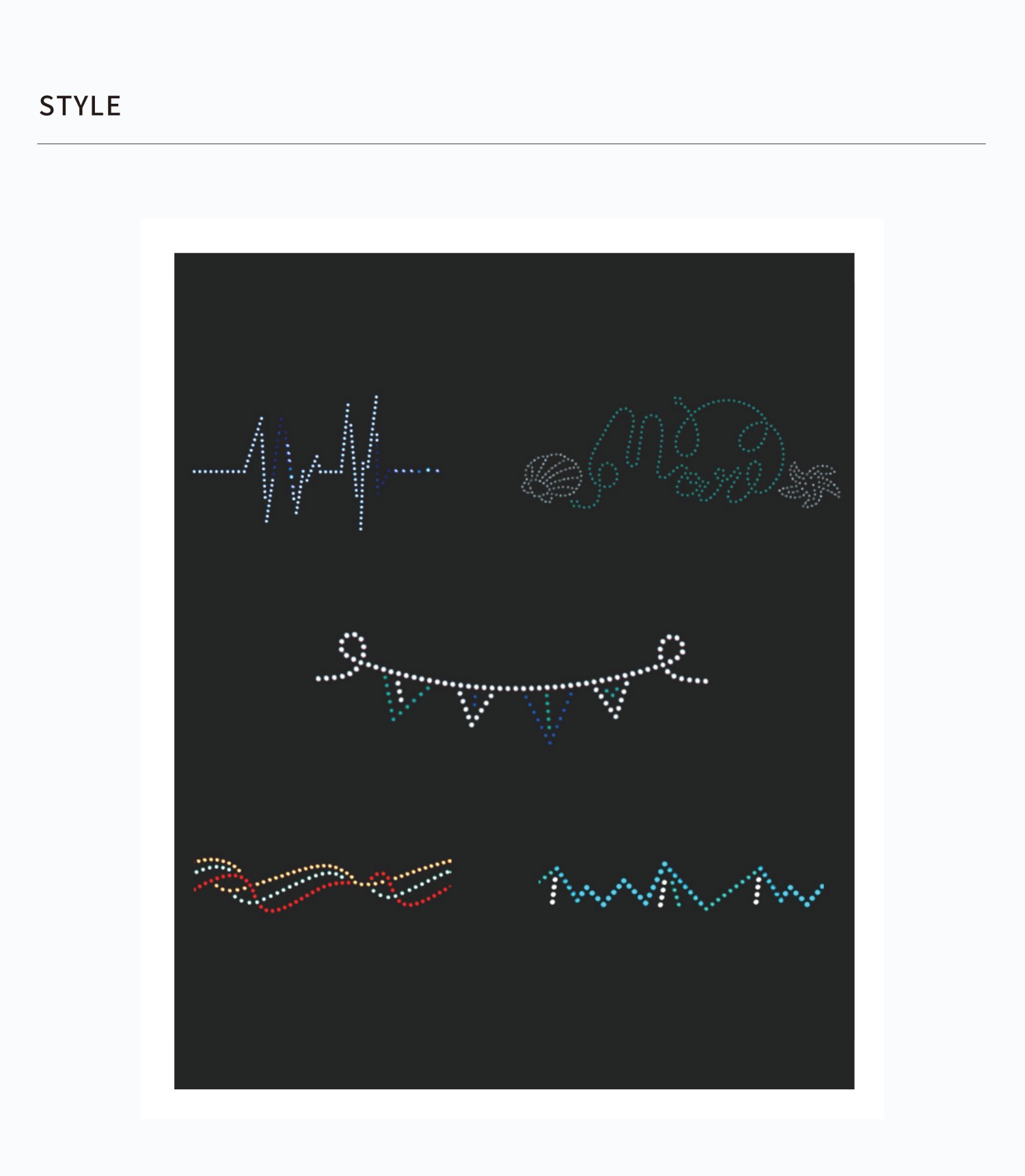 Iron On Rhinestone Transfers