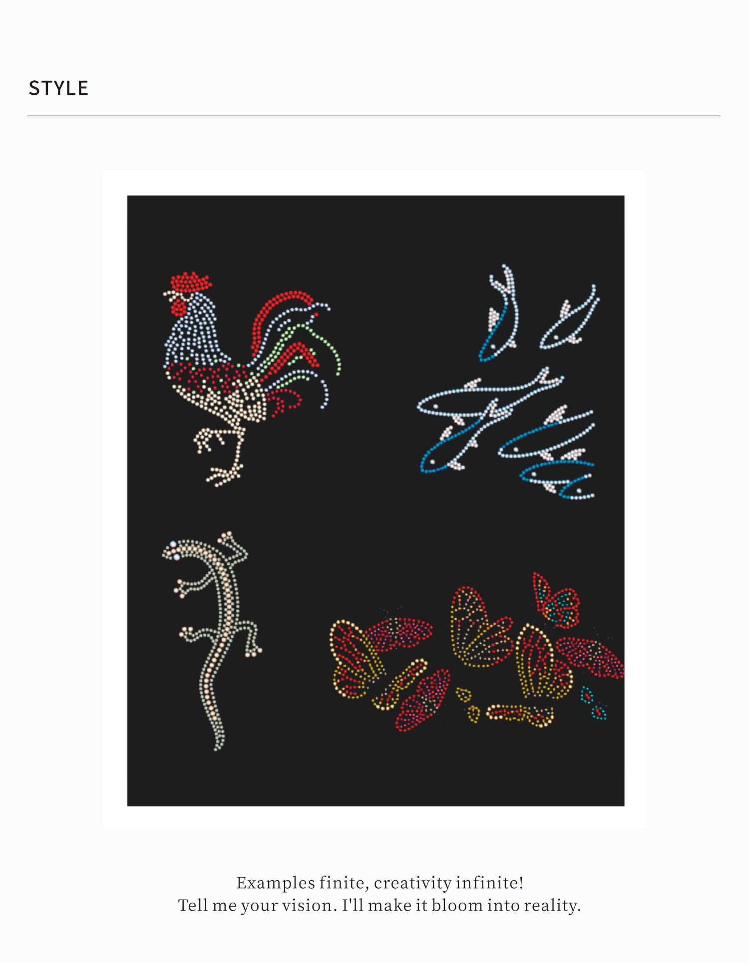 Custom Rhinestone Transfer Templates