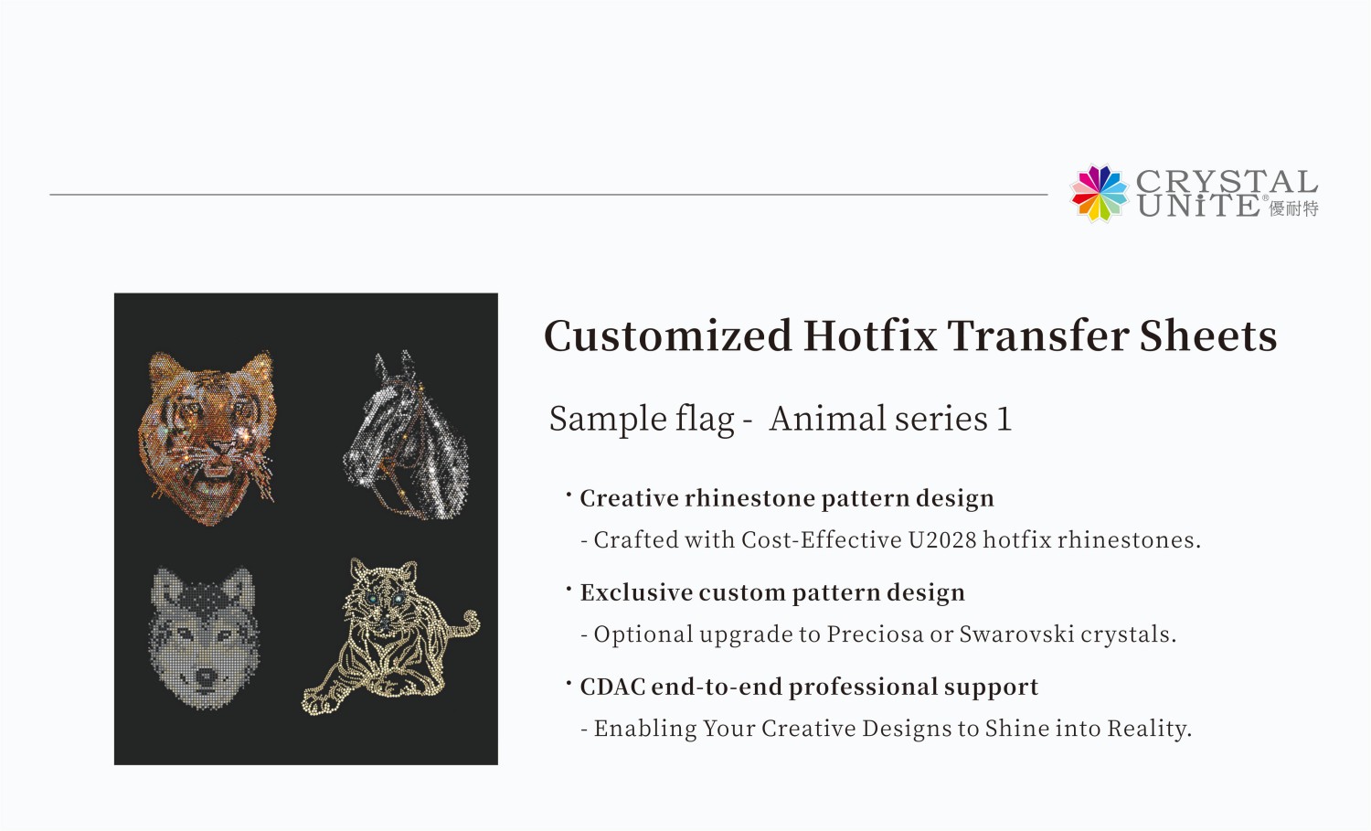 Custom Hotfix Rhinestone Transfer Sheets