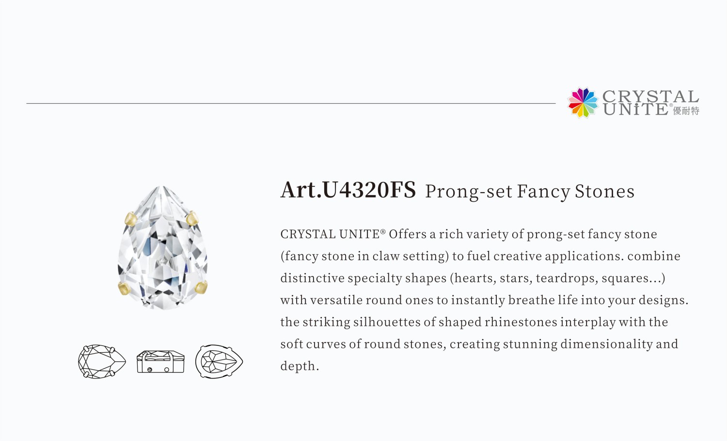 Rhinestones with Metal Settings