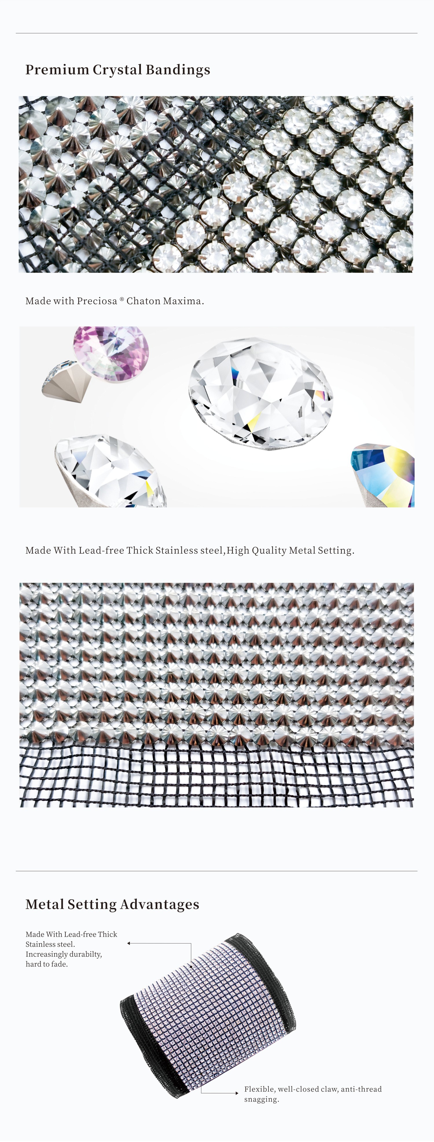 Crystal Banding - advantage