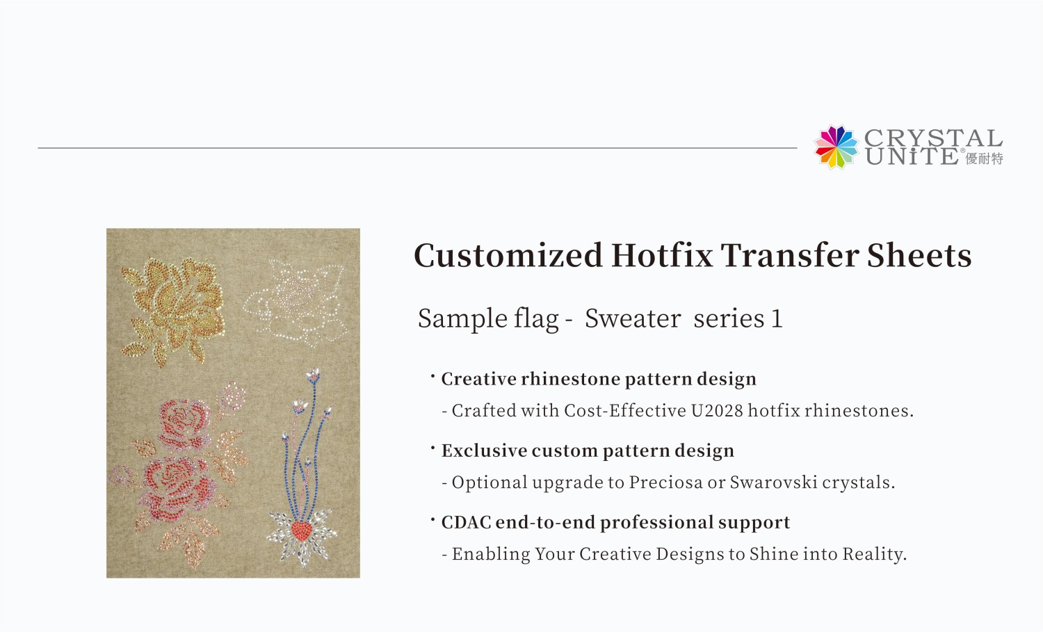 Custom Rhinestone Heat Transfers