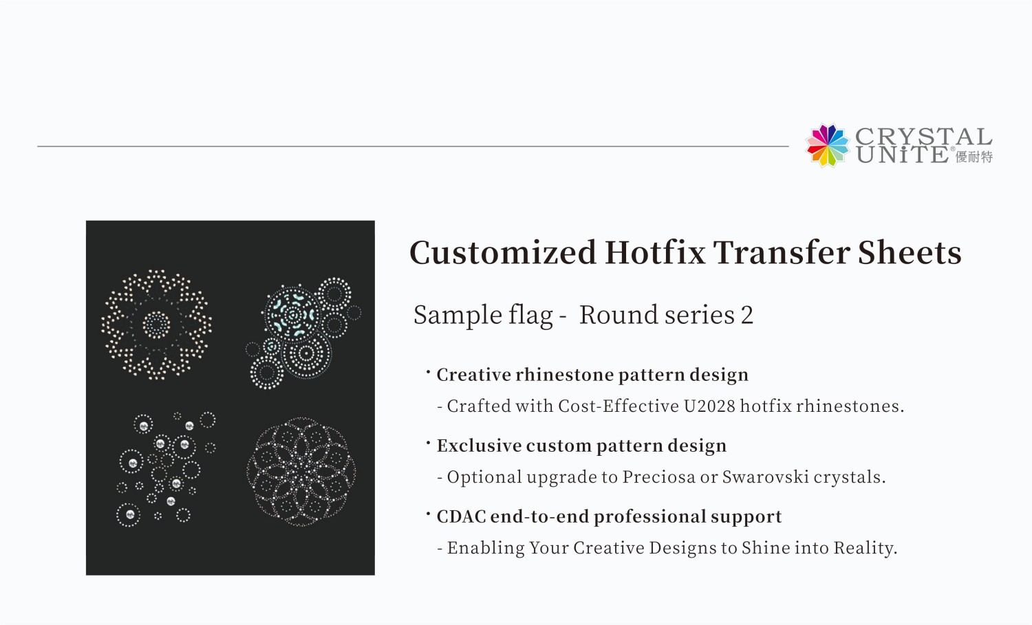 Custom Rhinestone Design Patterns for B2B