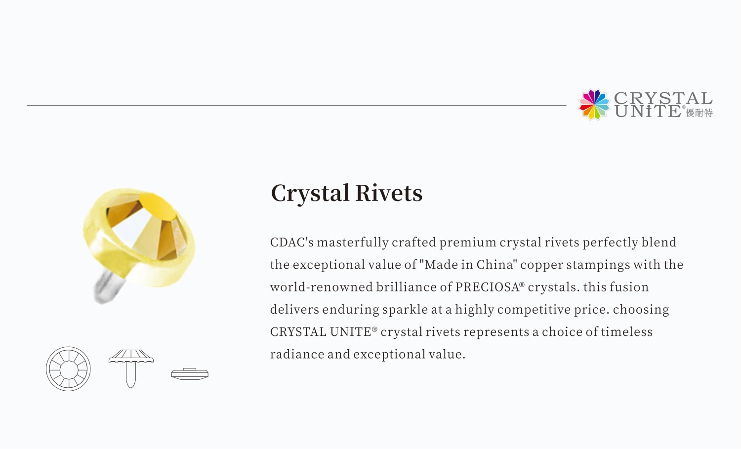 Flatback Crystal Rivets