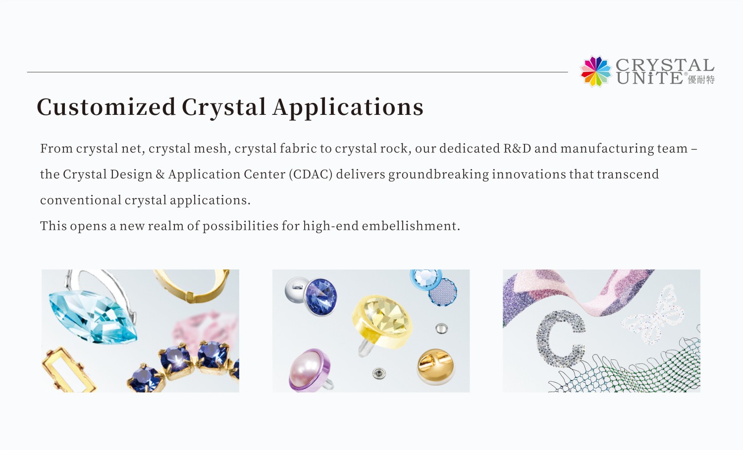 Customized crystal accessories