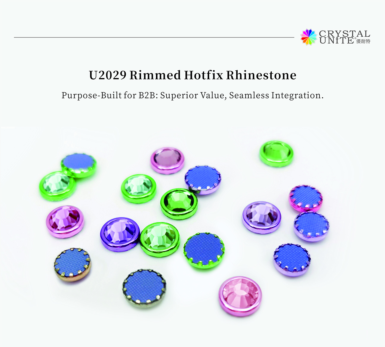 Rimmed Hotfix Rhinestones